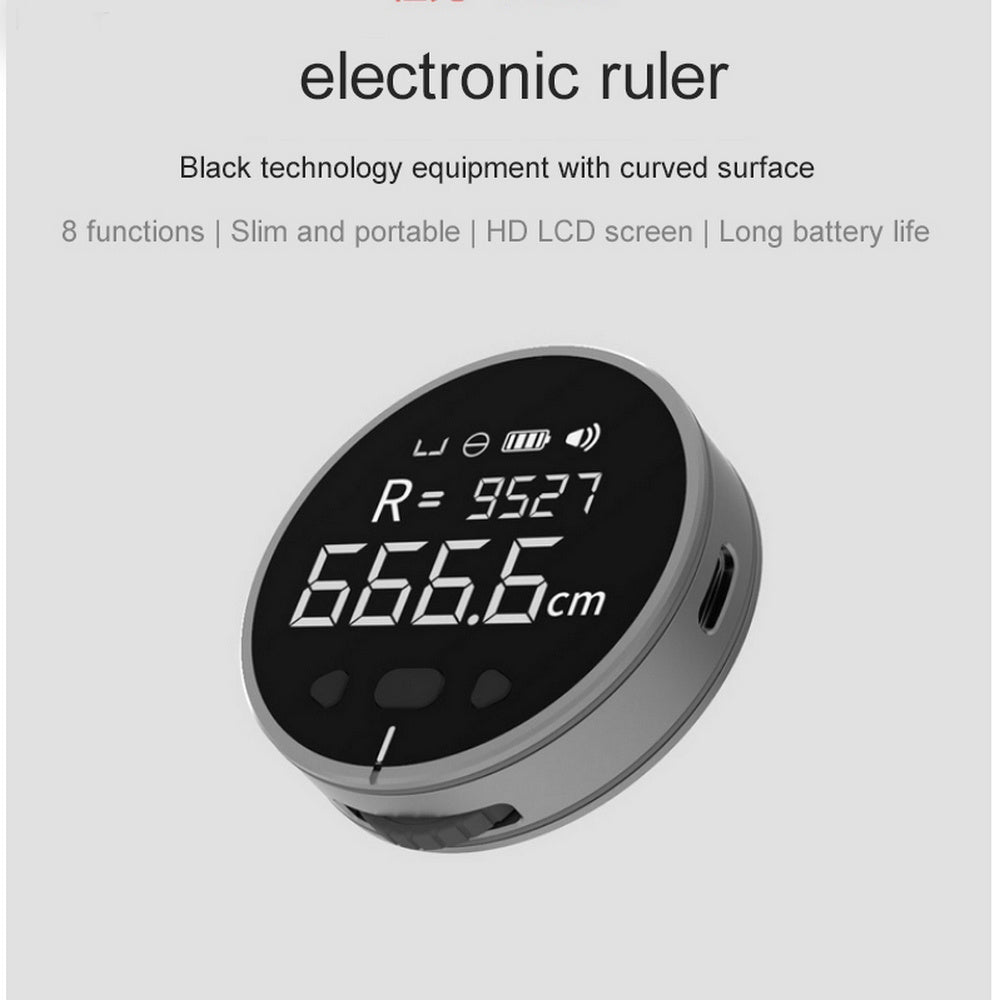 Digital Electronic Measuring Ruler – High Precision Distance Measuring Tool with LCD Display